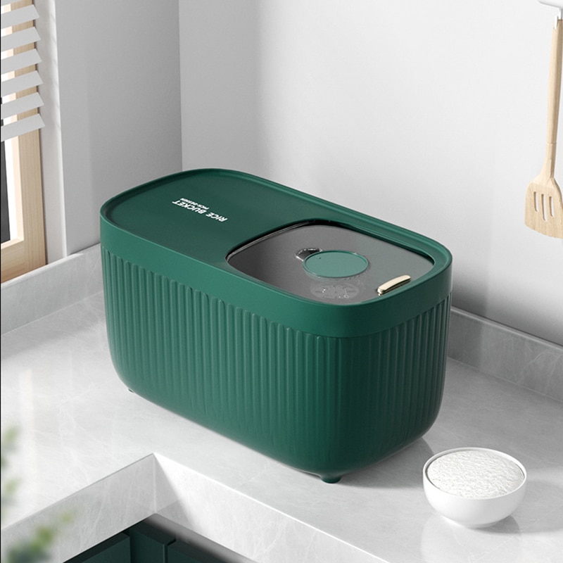 Keuken Container 15Kg Emmer Nano Insect-Proof Vochtbestendige Rijst Doos Graan Verzegelde Pot Thuis Opslag Huisdier hondenvoer Winkel Doos