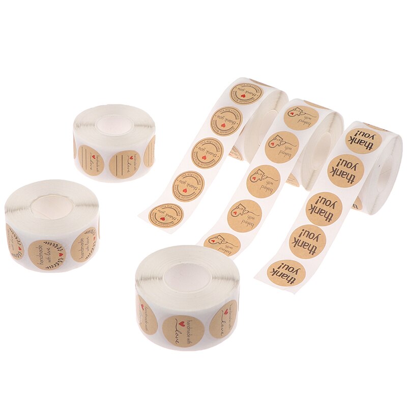 500Pcs/roll Thank You Sticker for seal label scrapbooking sticke decoration X