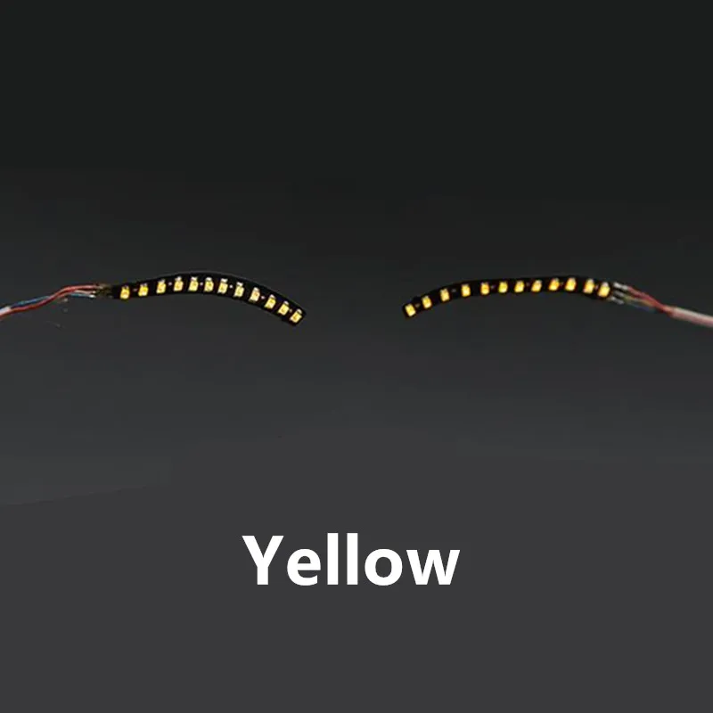 Podświetla doprowadziło sztuczne rzęsy świecące w ciemności materiały imprezowe bar Halloween kreatywne zdjęcie dekoracja przyjęcie noworoczne ślubna: zielone światło