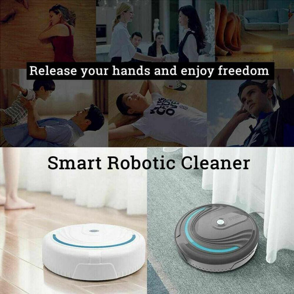 23cm smarta hem robot automatisk induktion vrida sopmaskin rengöring robot dammsugare sveper golv damm hår maskin