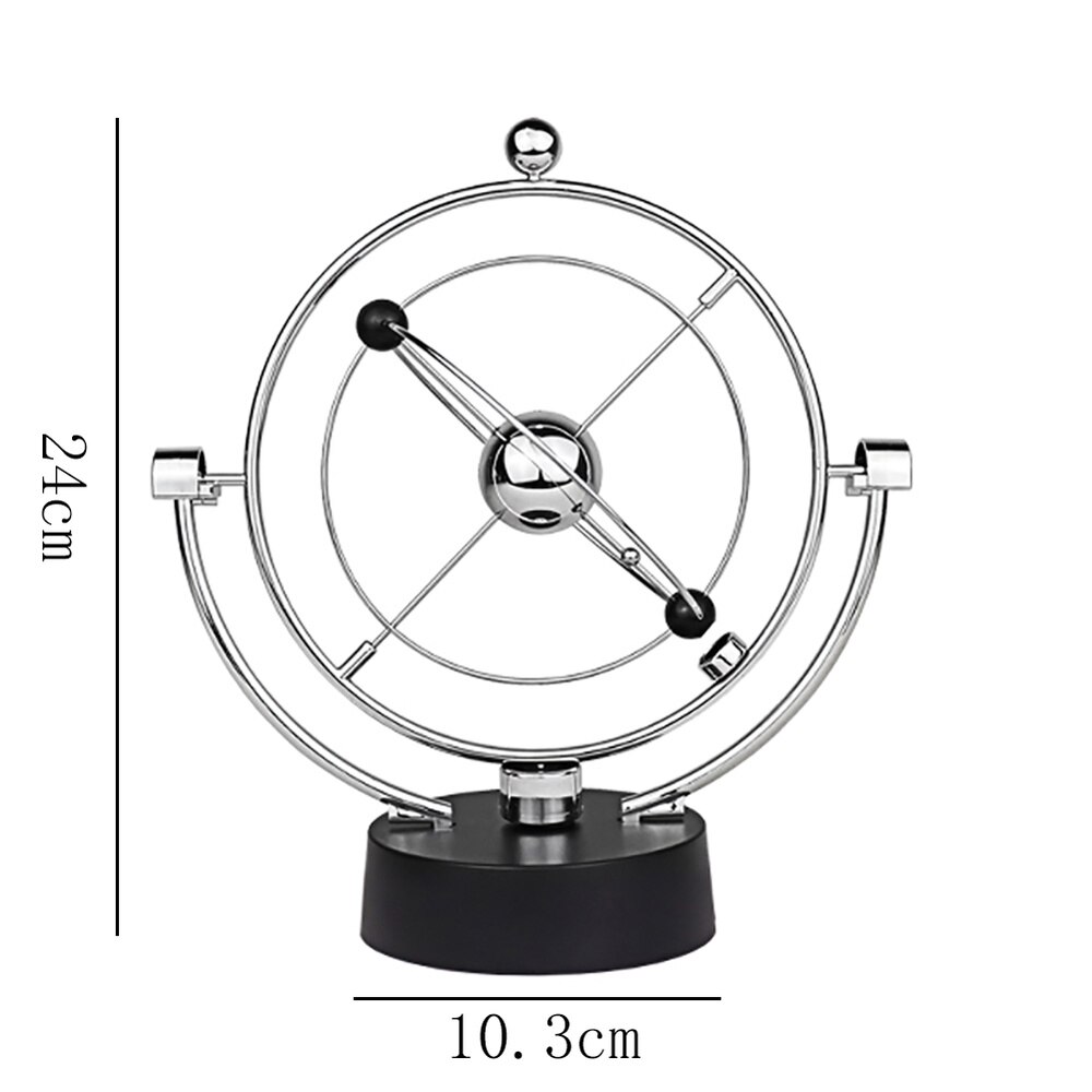 Rotation evig bevægelse newton pendul balance bold pendul bold fysik tumbler håndværk hjemmebord dekorationer skrivebord legetøj