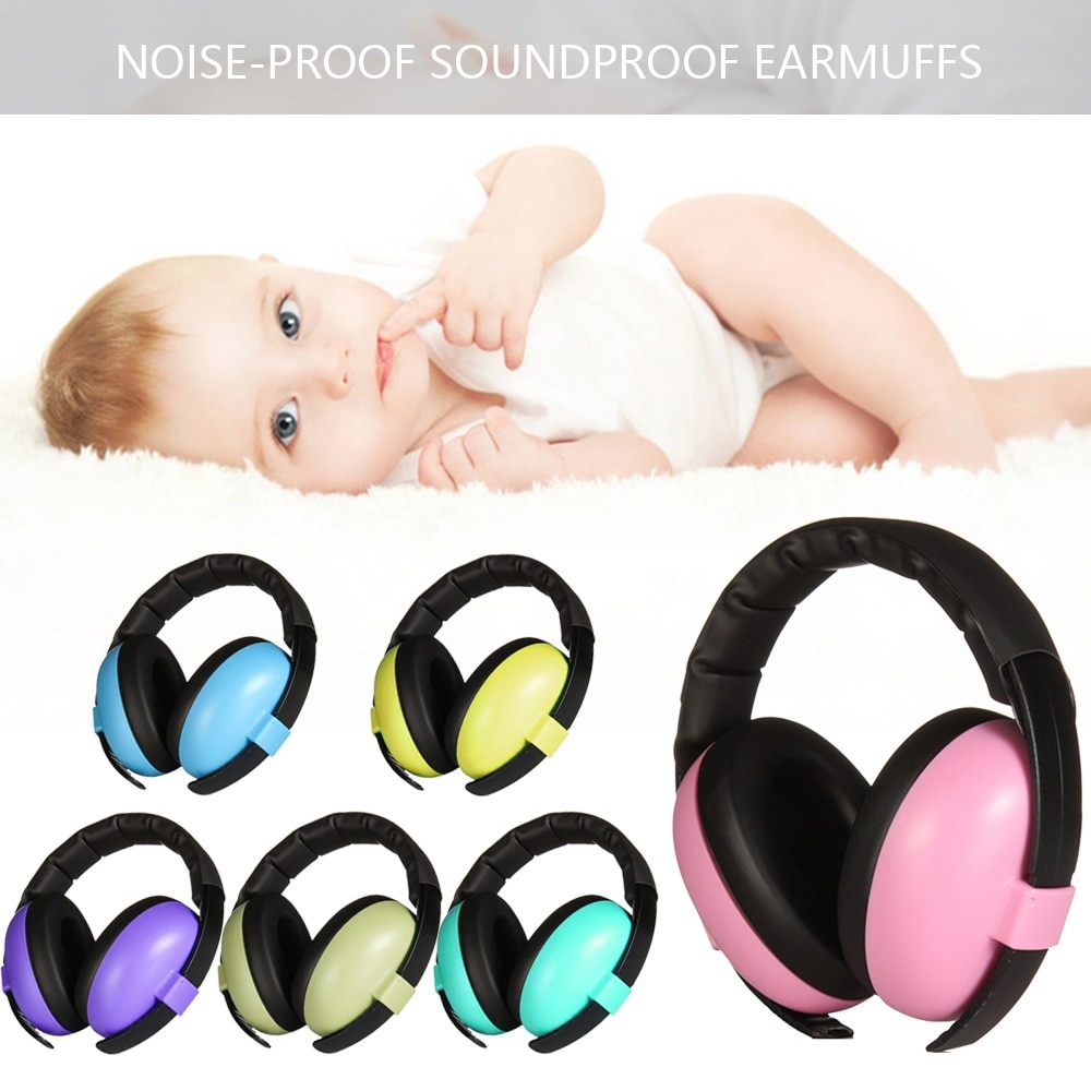 Baby Kinderen Slaap Ear Defenders Noise Proof Oorbeschermers Baby Jongens Meisjes Anti-geluid Duurzaam Hoofdtelefoon Baby Beschermende Oorbeschermers