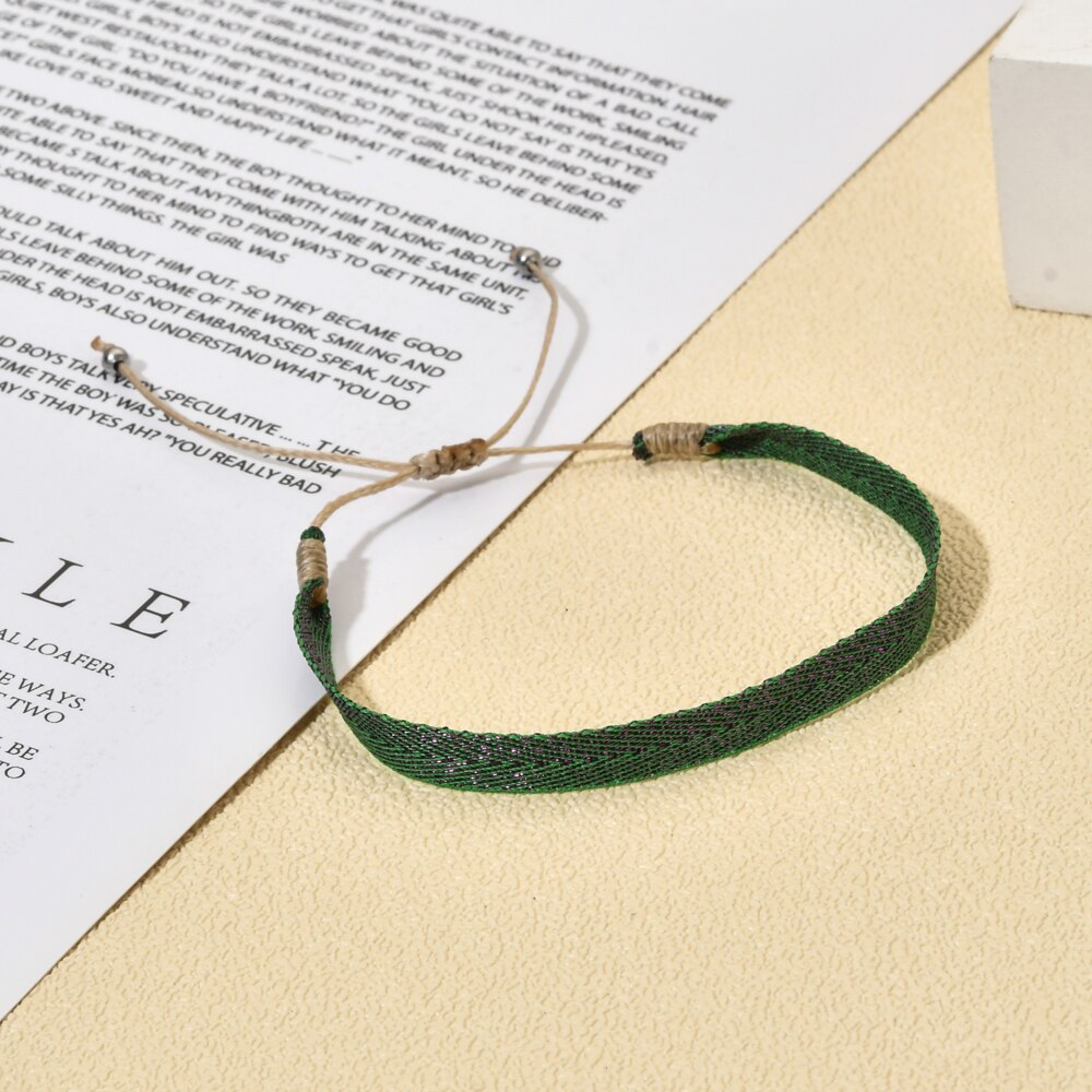 ZMZY trenzado Multicolor Boho mano pulsera tejida de Amistad los hombres y las mujeres Colombia nudo de cordón hecho a mano Wayuu playa de , joyería