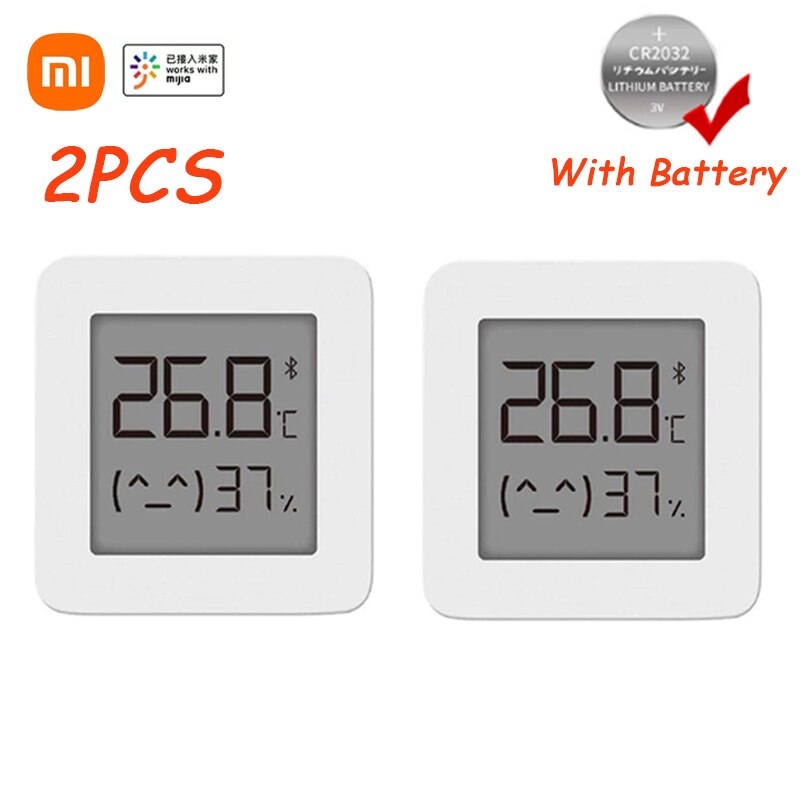 XIAOMI Mijia 3/2/1PCS Bluetooth Thermomètre 2 Sans Fil Électrique Intelligent Hygromètre Numérique Thermomètre avec Mijia APPLICATION: 2PCS