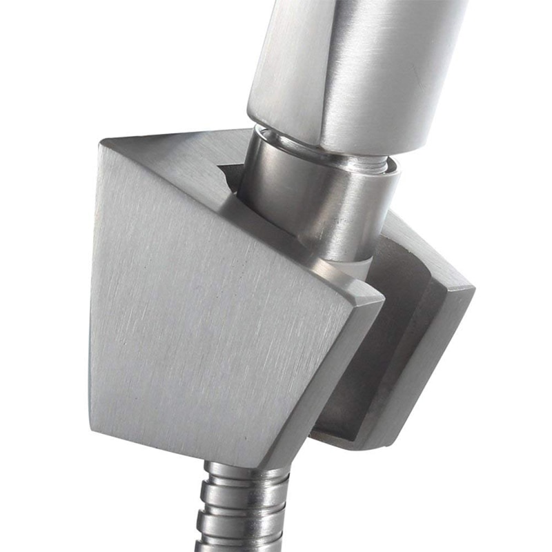 SUS304 stainless steel hand-held shower head bracket fixed base adjustable bathroom shower accessories