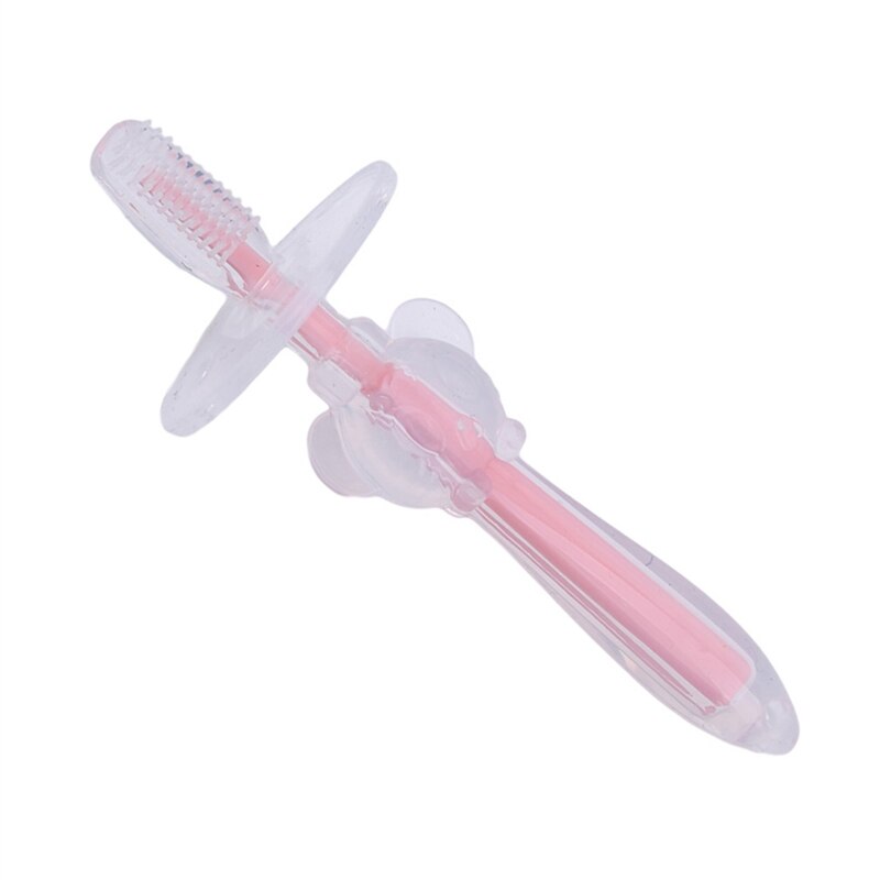 1PC Kinder Weiche Silikon Ausbildung Zahnbürste Baby Kinder Dental Oral Care Tooth Pinsel Werkzeug Baby Kind Zahnbürste Baby artikel: 943531