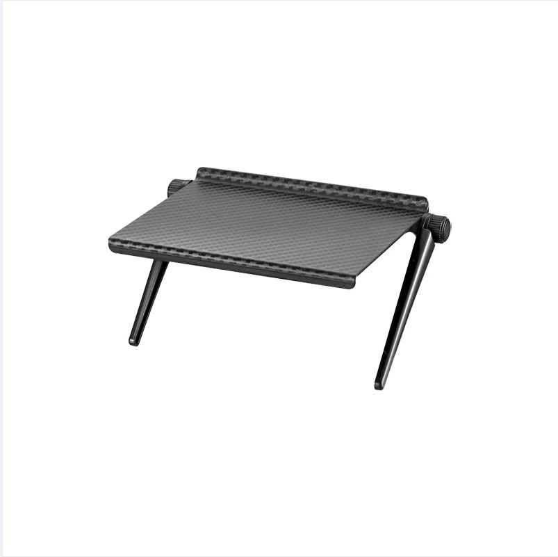 TV Screen Top Storage Shelf Adjustable Monitor Storage Rack Computer Desktop Display Stand TV Router Storage Rack Organizer: black