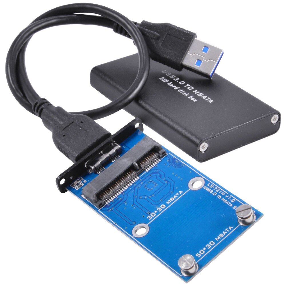 Externe mSATA SSD zu USB 3.0 SuperSpeed Konverter Adapter Gehäbenutzen fallen