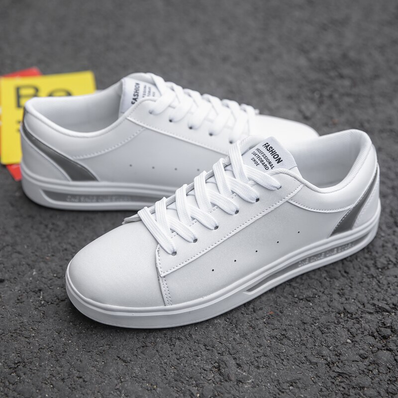 White Flats Sneakers Gym Sport Shoes Men Tennis Shoes Male Stability Athletic Trainers Tenis Plataforma Chaussure Homme