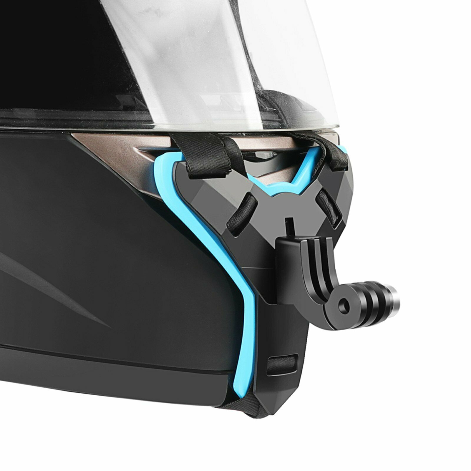 Sangle de casque ventilée réglable, mentonnière, ceinture de support de tête adaptateur pour Gopro Hero 9 8 7 6 5 Xiaomi Yi 4K SJCAM Osmo accessoires