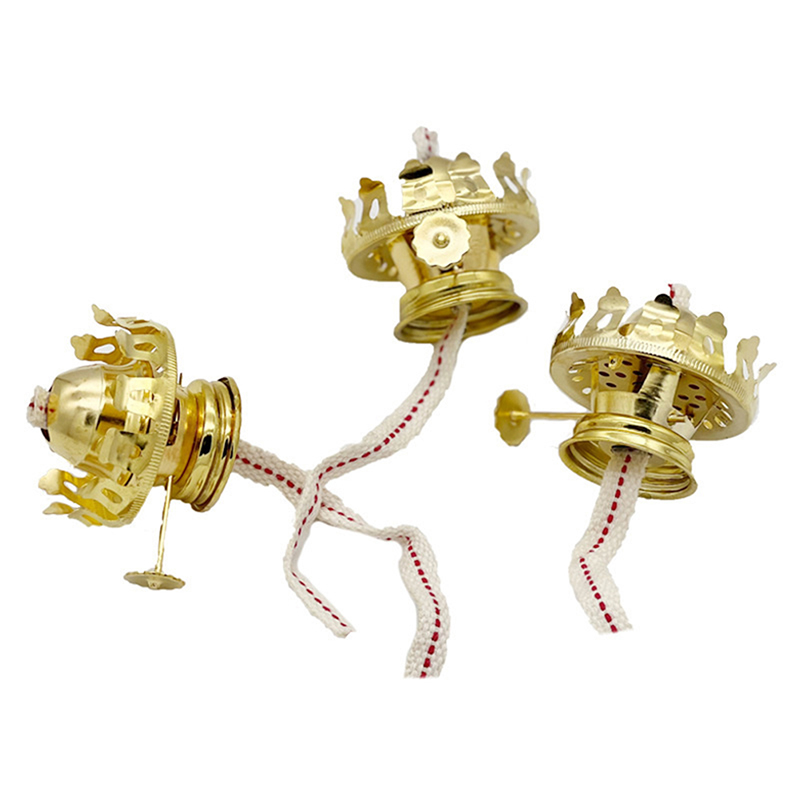 Lamp Oliebrander Kerosine Onderdelen Lont Antieke Lonten Houder Brandende Lampenaccessoire Schoorsteen Kaarslichtpot