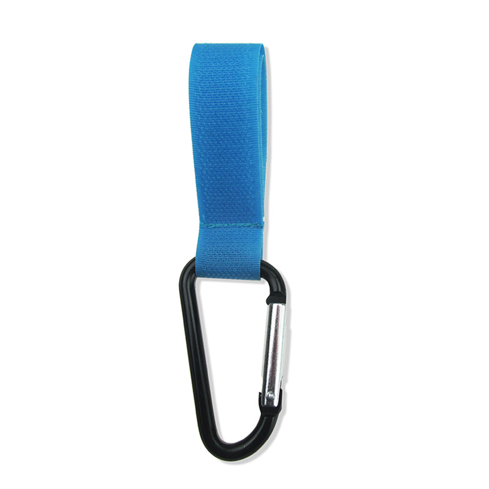 2 stks/partij 2Pcs Boodschappentas Kinderwagen Haak voor Rolstoel Wandelwagen Karabijnhaak Clip Kinderwagen Tas Haken: sky blue