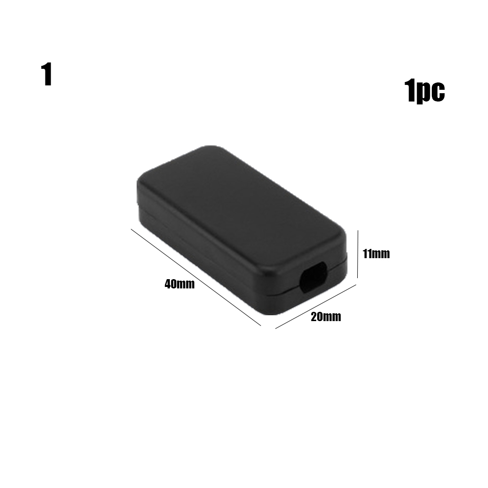 22 Sizes Project Electronic Project Box ABS Plastic Waterproof Cover Instrument Case Enclosure Boxes 8 Sizes: black 40x20x11mm