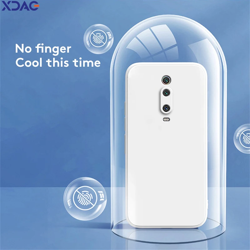 Coque de téléphone portable pour Xiaomi Mi9T Mi 9T Pro Funda 9TPro 5G, flocage interne, double couche en Silicone liquide, couverture arrière douce et originale