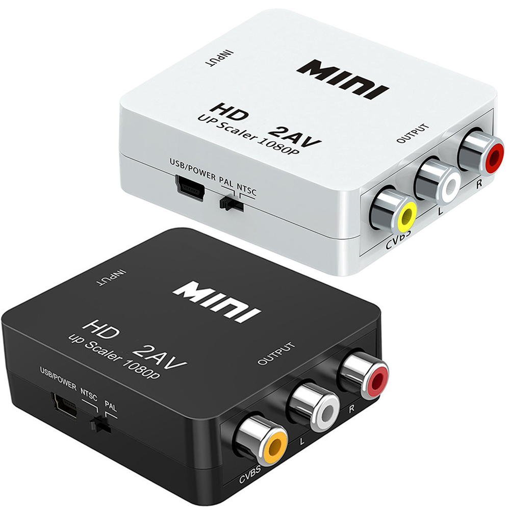 Hdmi Naar Rca Converter 1080P Hdmi Naar Av Converter Hdmi Adapter Video Composiet Converter Hdmi Switch Ondersteuning Ntsc Pal Hdmi2av
