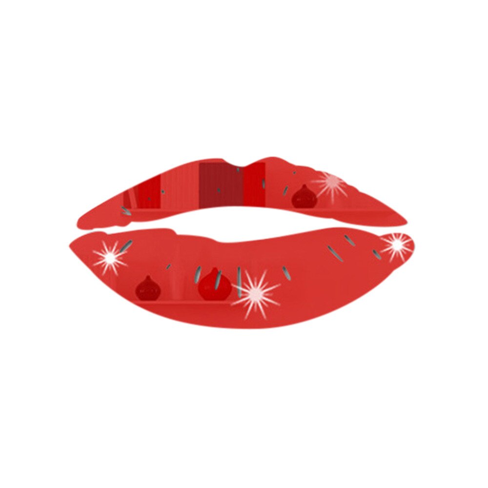 Mirror Stickers Removable Lips Mirror Wall Stickers Decal Art Pvc Home Room Decoration Diy Pegatinas De Pared Wallpapers: Red