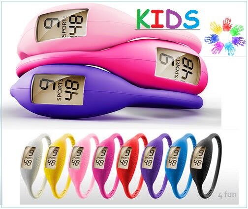 5 stks Ion Horloges Silicone Kinderen KIDS horloge kleuren Silicon Jelly Rubber Ladies 1ATM LOT meisjes jongens