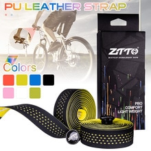 Ruban de guidon de vélo de route en liège EVA PU, bande de guidon de vélo, cyclisme , amortisseur Anti-Vibration antidérapant, enveloppe lavable