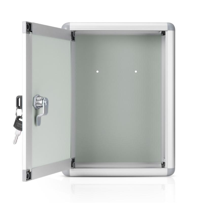 Small Suggestion Box Mailbox with Lock Wall Hanging Complaint Box Aluminium Alloy Box Decorative Post Box Wall Mounted Mail Box