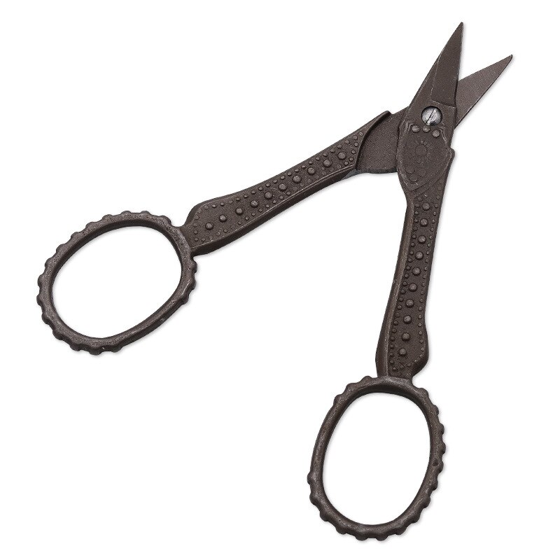 Stainless Steel Antique Needlework Scissors European Style Retro Sewing Thread Scissors Sewing Tools Cross Stitch Scissors Yarn
