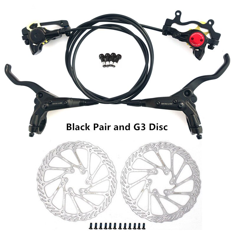 AKANTOR MTB bicycle hydraulic disc brake caliper retrofit kit disc brake beyond BR-MT200 added G3/HS1 160mm disc brand original: Pair and G3 Disc