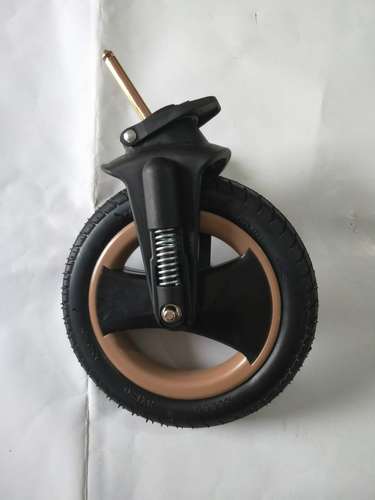 baby stroller accessories front wheel rear wheel belecoo Q3 wisesonle 739 Anershi A986 special rubber front solid wheel: brown color