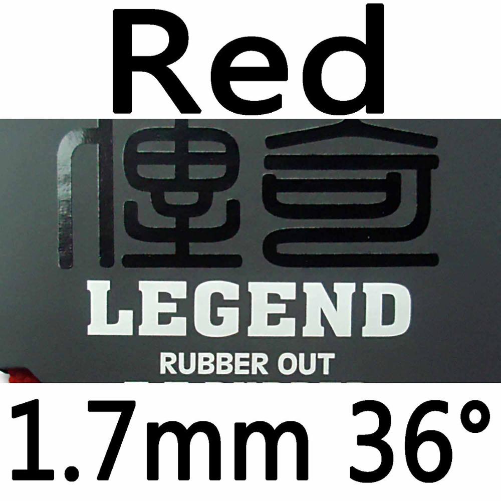 729 LEGEND Pips-out Table Tennis Rubber Ping Pong Pimples Out With Sponge Tenis De Mesa: Red 1.7mm H36