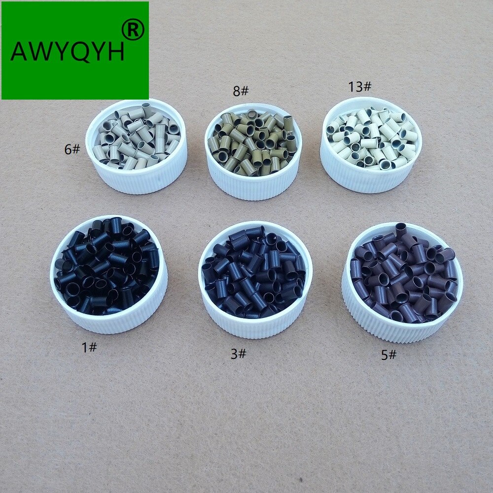 Euro Lock Micro copper tubes Rings links beads hair extension tools