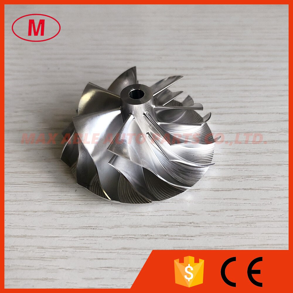 GT15-25 44,92/56,08mm 7 + 7 cuchillas turbo fresadora/aluminio 2618/palanquilla rueda de compresor