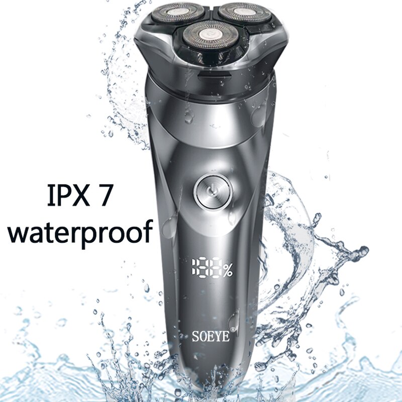 Xiaomi Mannen Scheerapparaat Voor Mannen Elektrisch Scheerapparaat Baard Trimmer Waterdichte Scheerapparaat Smart Razor Trimmer Mannen Nat &amp; droog Scheermes: shaver