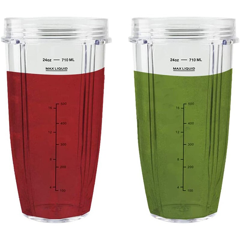 3 stk bærbare 24 oz ounce kop reservedele tilbehør til nutri ninja auto -iq 900w 1000w og duo blenders juicer