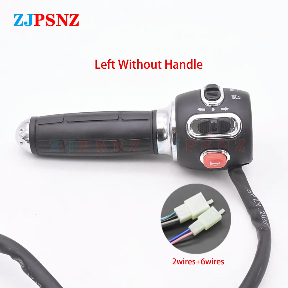 Throttle Handle Speed Shift Regulator Control Grip Horn High Beams Low Beams Turn Signal Brake Switch Electric Vehicle Scooter: army green