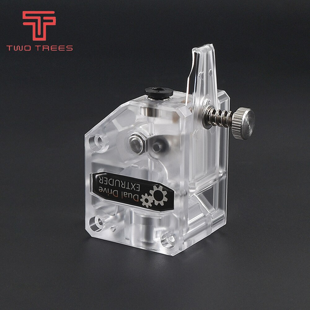 Bowden Extruder BMG extruder Cloned Btech Dual Drive Extruder for 3d printer High performance for 3D printer MK8 motor: With motor / Transparent