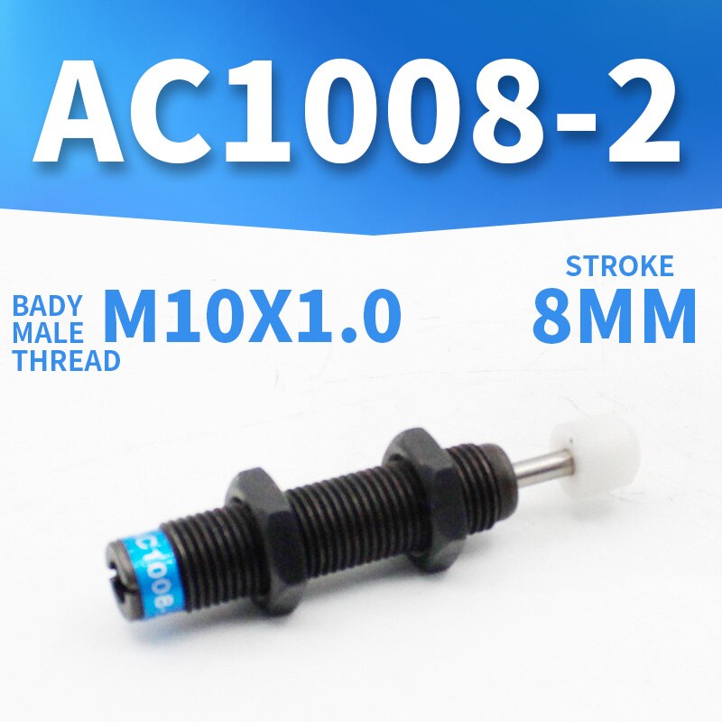 Iskunvaimennin hydraulinen  ac0806 ac1007 ac1008 ac1210 ac1410 ac1412 ac1416 ac2015 ac2016 -2 vaimennin vaimennussylinteri vakaa: Ac1008-2