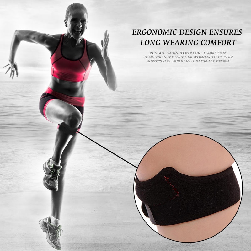 1 PCS Tibia Band Kneepad Cycling Sports Running Knee Compression Knee Pads Outdoor Sports Knee Pads Fitness Protector Kneepad