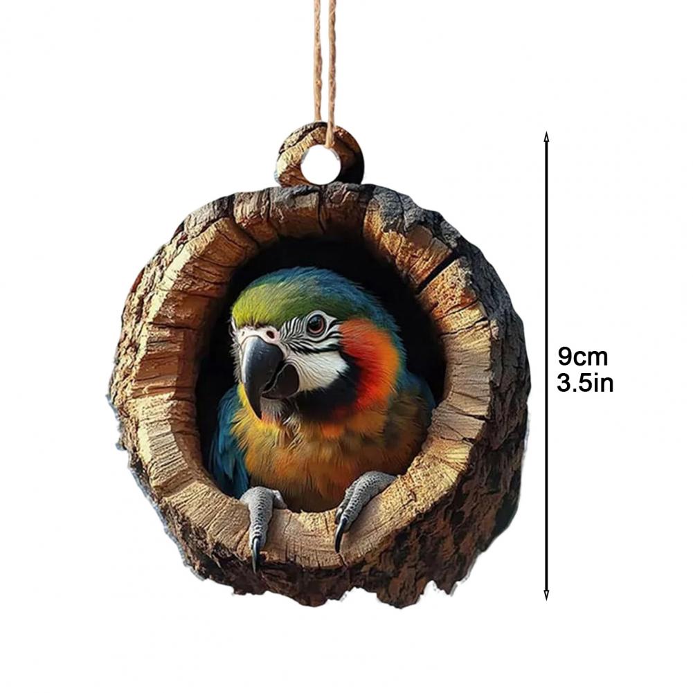 2D Christmas Ornaments Acrylic Cartoon Forest Acrylic Christmas Ornaments Seasonal Decor For Tree Ceiling Cute Pattern Keepsake