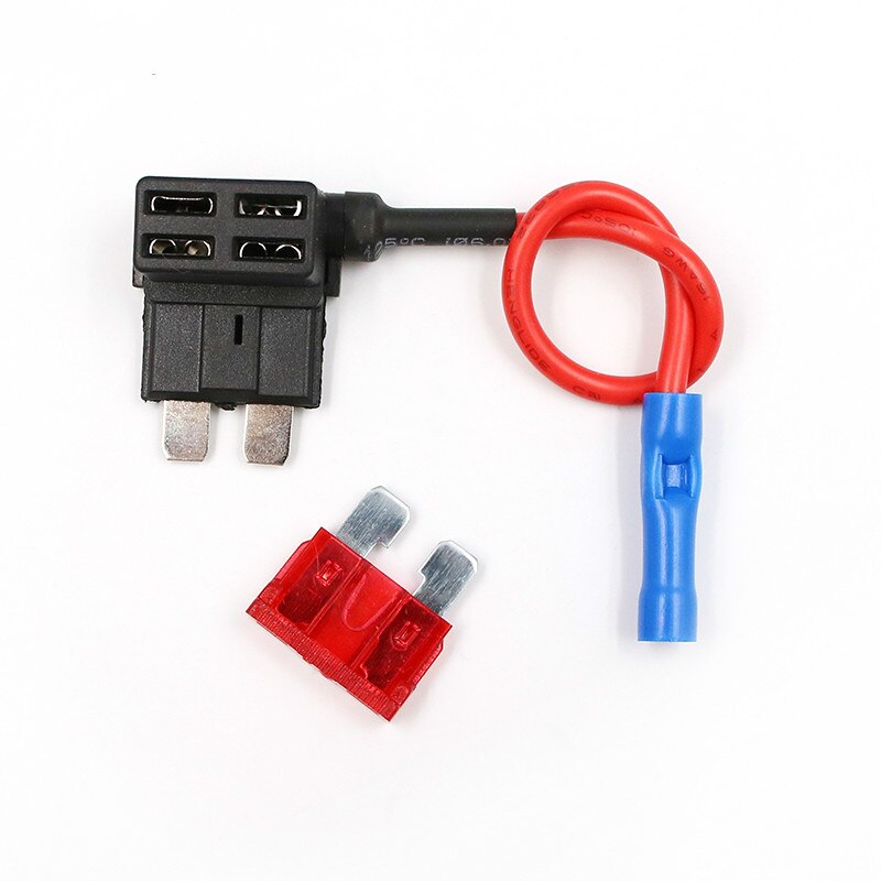 12v sikringsholder add-a-circuit kranadapter micro mini standard ford atm apm blade auto sikring med 10a blad bil sikring med holder