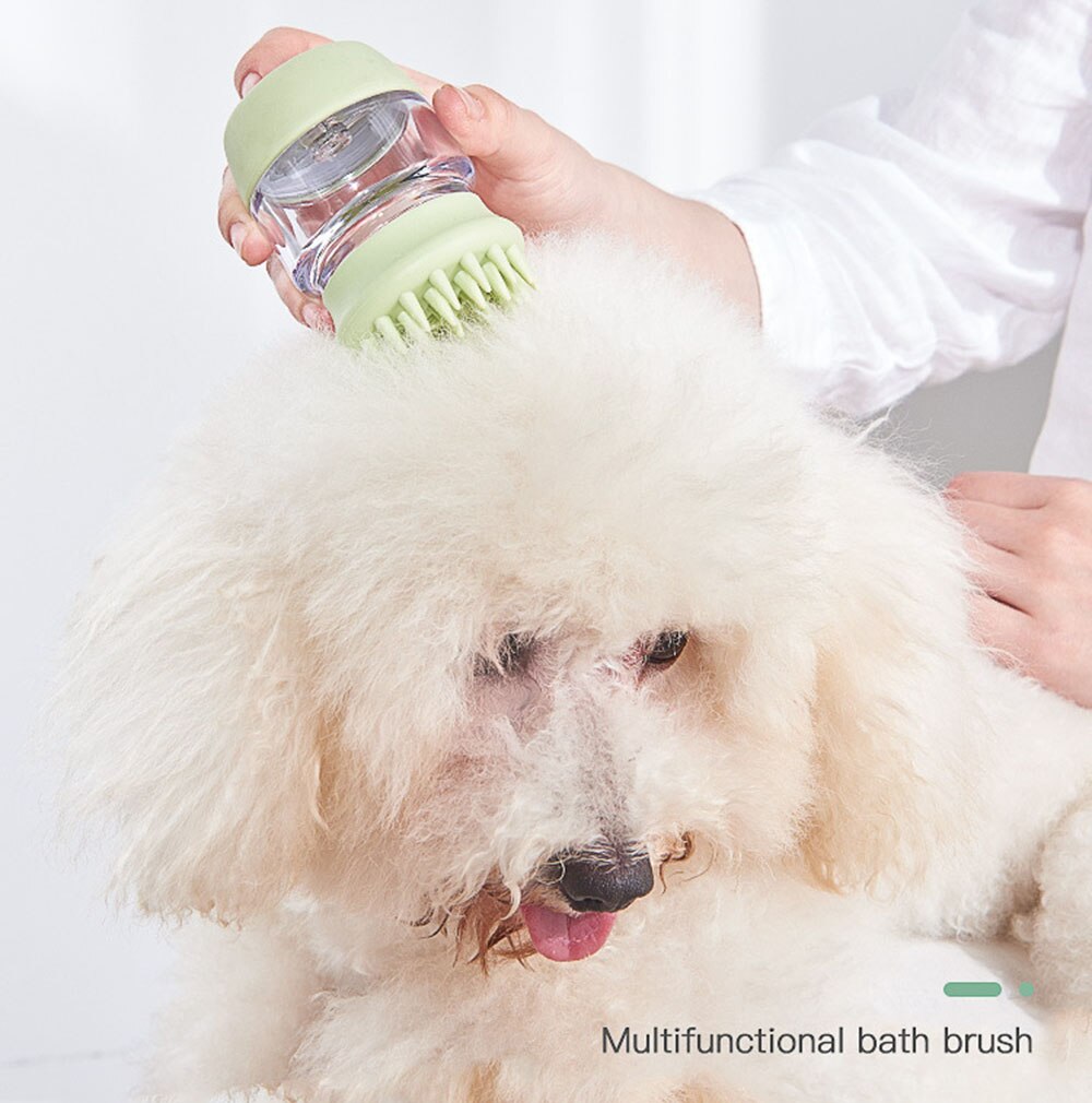 Kat Hond Bad Borstel Haar Borstel Huisdier Multifunctionele Siliconen Massage Borstel Zachte Kat Baden Dingen Voor Honden Huisdier Producten