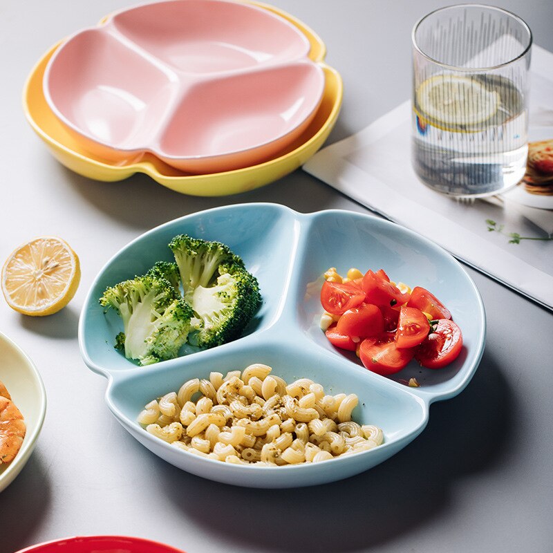 Ceramic tableware divided plate dinner plates dinner plates Cute dinner plate plate dishes cute plate ceramic plates