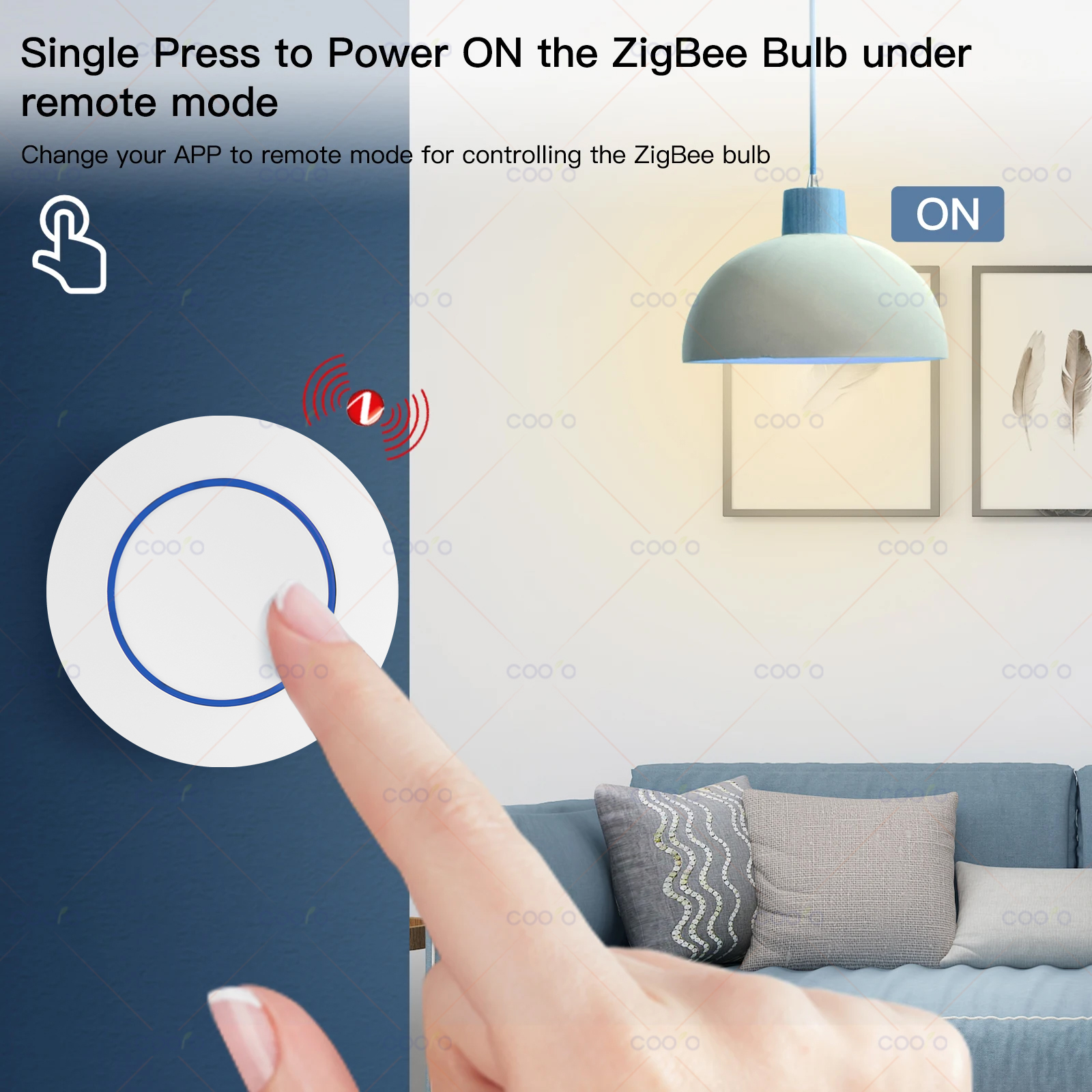 Tuya ZigBee-botón inalámbrico, mando a distancia manual, controlador de interruptor de escena, dispositivo de Control de aplicación de automatización alimentado por batería