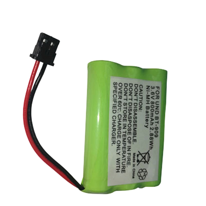 3.6V 800mAh Ni-MH Rechargeable Cordless Phone Battery for uniden BT-909 BT909 3 * AAA nimh 3.6V batteries Pack 1pcs to 10pcs