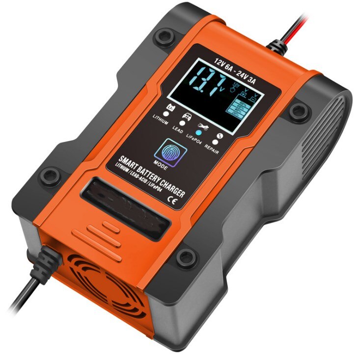 Lithium battery Lead-acid battery Lithium iron battery 12V 24V Motorcycle Car battery charger