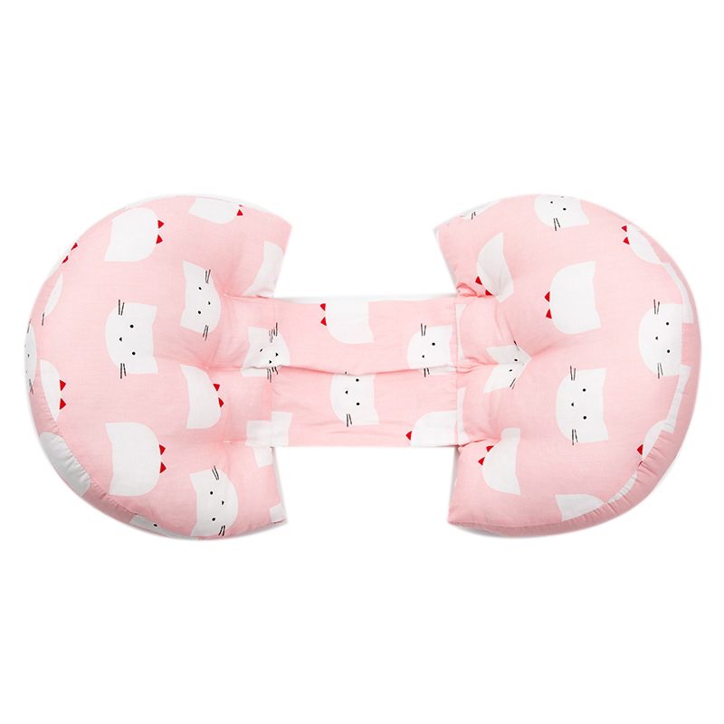 Oreiller d'allaitement pour femmes enceintes | Oreiller en forme de U multifonctionnel, taille latérale, oreiller levage d'estomac, fournitures de couchage: 05