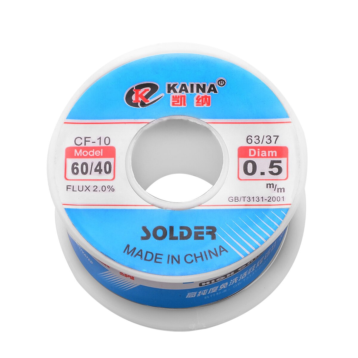 Goede Solderability Soldeer Sn 60/Pb 40 0.5Mm 100G Mayitr Hars Kern Tin Lood Roll Solderen lassen Flux 2.0% Ijzerdraad Reel
