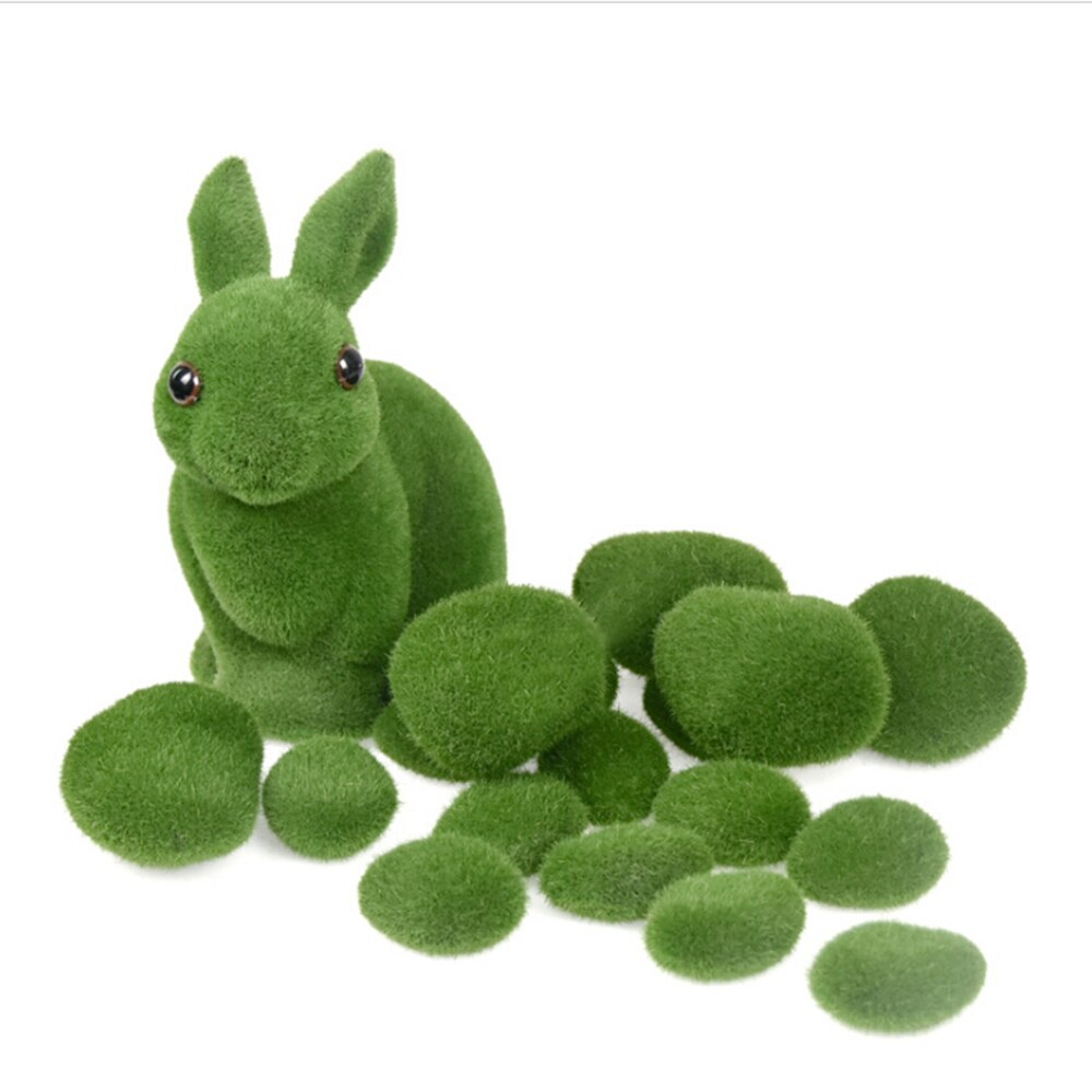 10 Pcs Artificial Moss Balls Simulation Plant Simulation Plant DIY Decoration For Window Home Office Plant Wall Decor