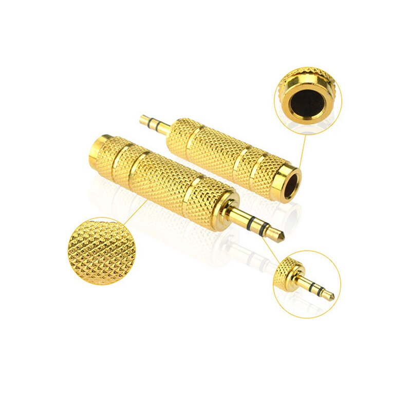 3.5mm to 6.5mm adapter electric piano electronic electronic drum microphone adapter 3.5mm male to 6.5mm female headphone adapter