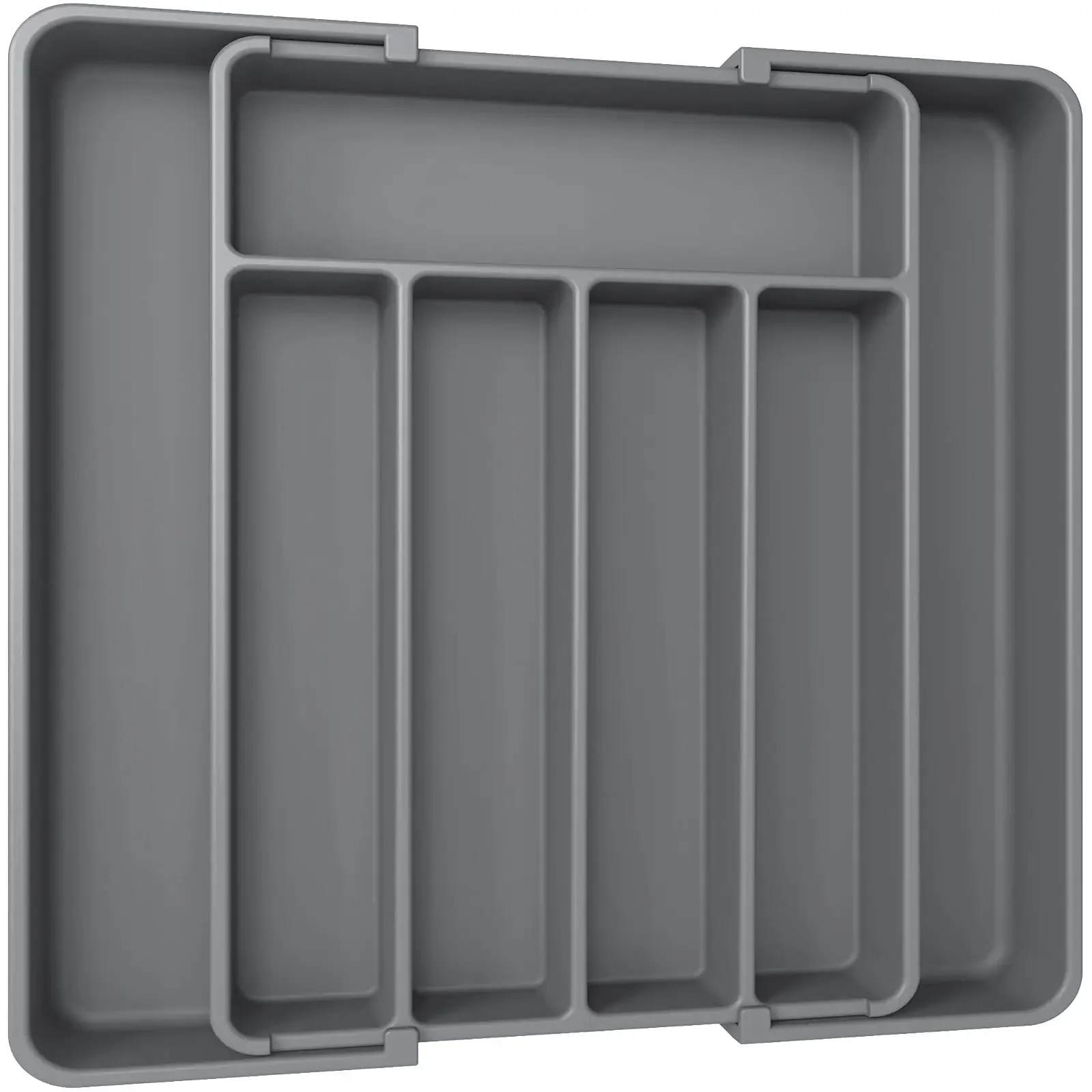 Besteck, erweiterbare Küchenschublade, Küchen-Organizer, verstellbarer Speisekammer-Organizer, Utensilien-Besteck-Schublade für Gabeln, Messer: verrotten