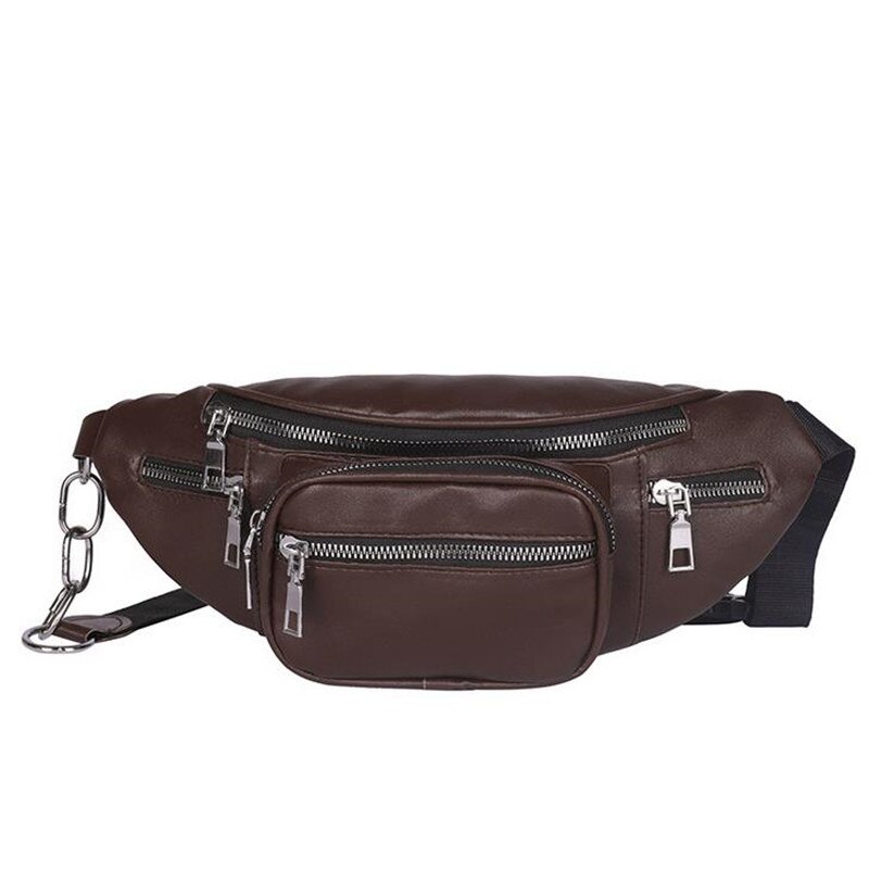 Riñoneras de piel sintética Unisex a la para hombre y mujer, riñonera negra lisa, riñonera de viaje, bolsos de hombro, riñonera 40 #