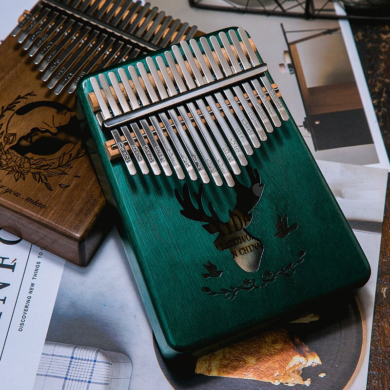 Kalimba 17 clé Portable pouce doigt Piano acajou I – Grandado