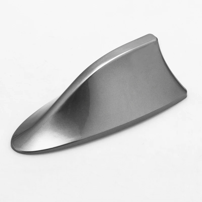 Car Shark Fin Antenna Wireless Aerials Radio FM Signal Receiver Roof Radome Antennas Auto Styling Parts Model for All Car Models: GRAY
